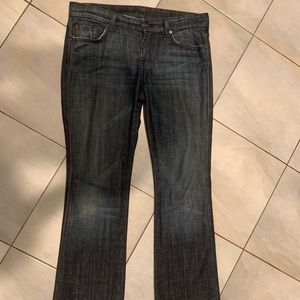 7 For All Mankind Dojo-Style Flare Jeans – Size 30